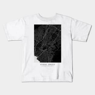 athens map poster minimalist Kids T-Shirt